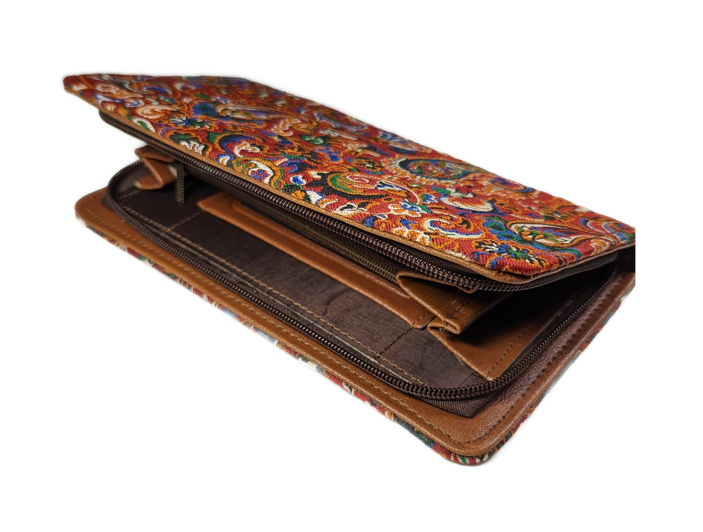 Red Paisley Wallet