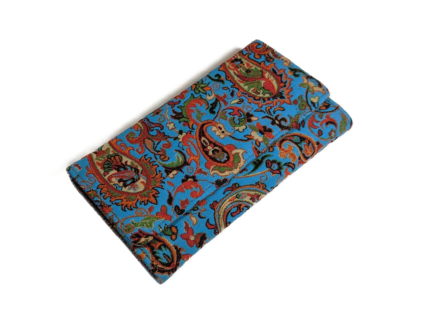 Blue Paisley Wallet
