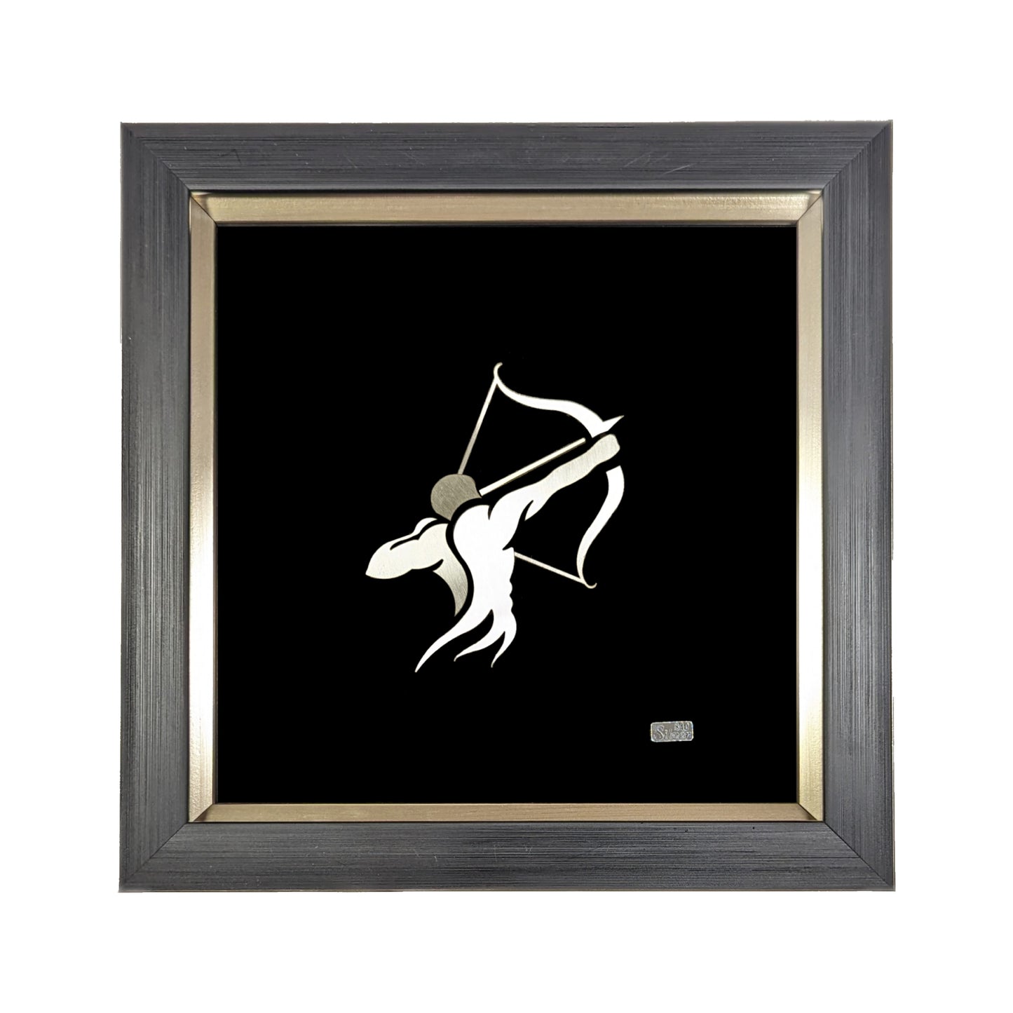 Silver Sagittarius Sign