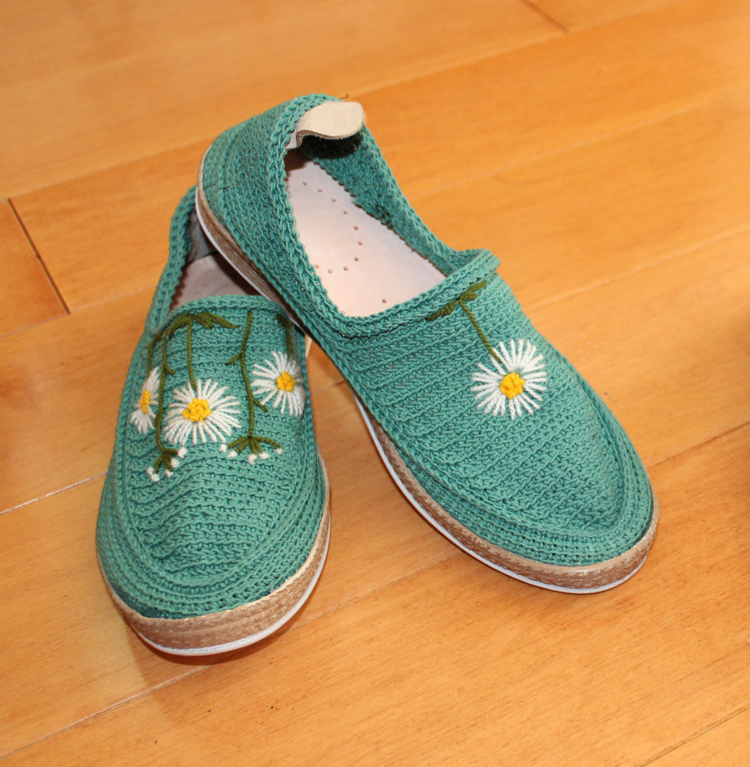 Green Espadrilles