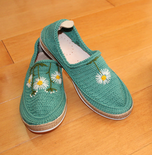 Green Espadrilles