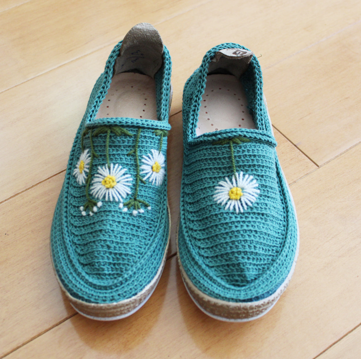 Green Espadrilles