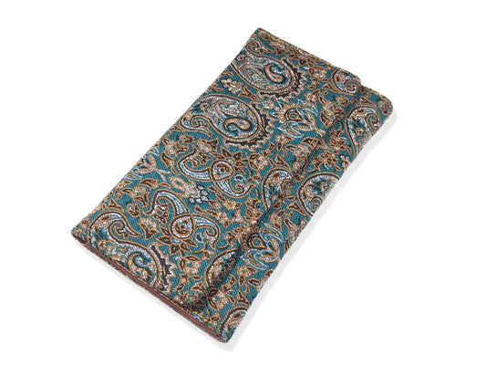 Turquoise Paisley Wallet