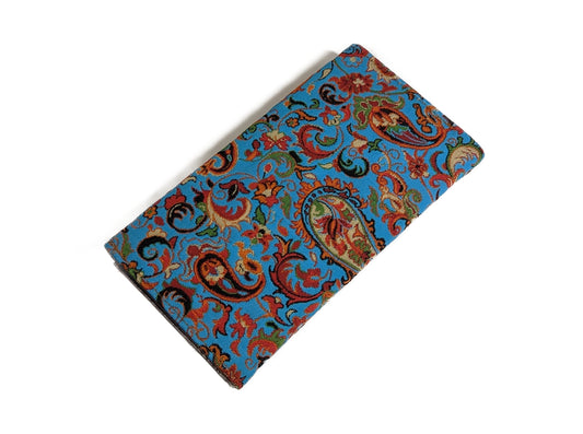 Blue Paisley Wallet